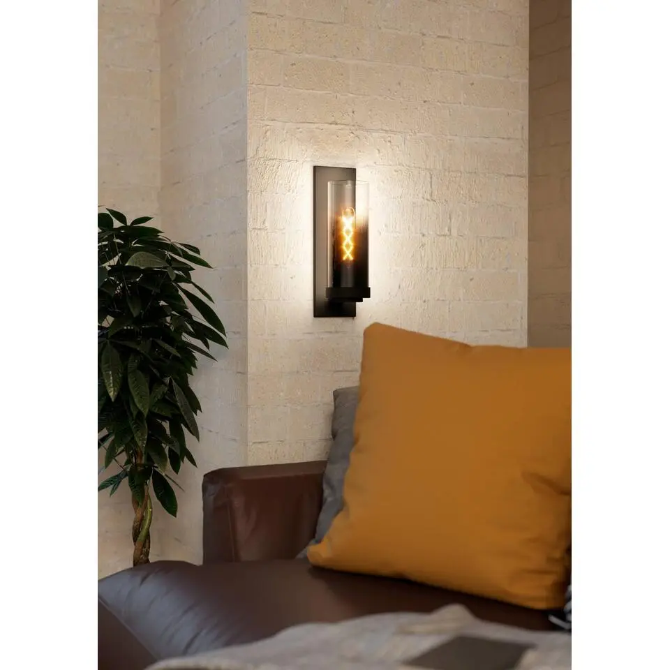 EGLO Toothill Wandlamp - E27 - 36 cm - Zwart/Ombre effect