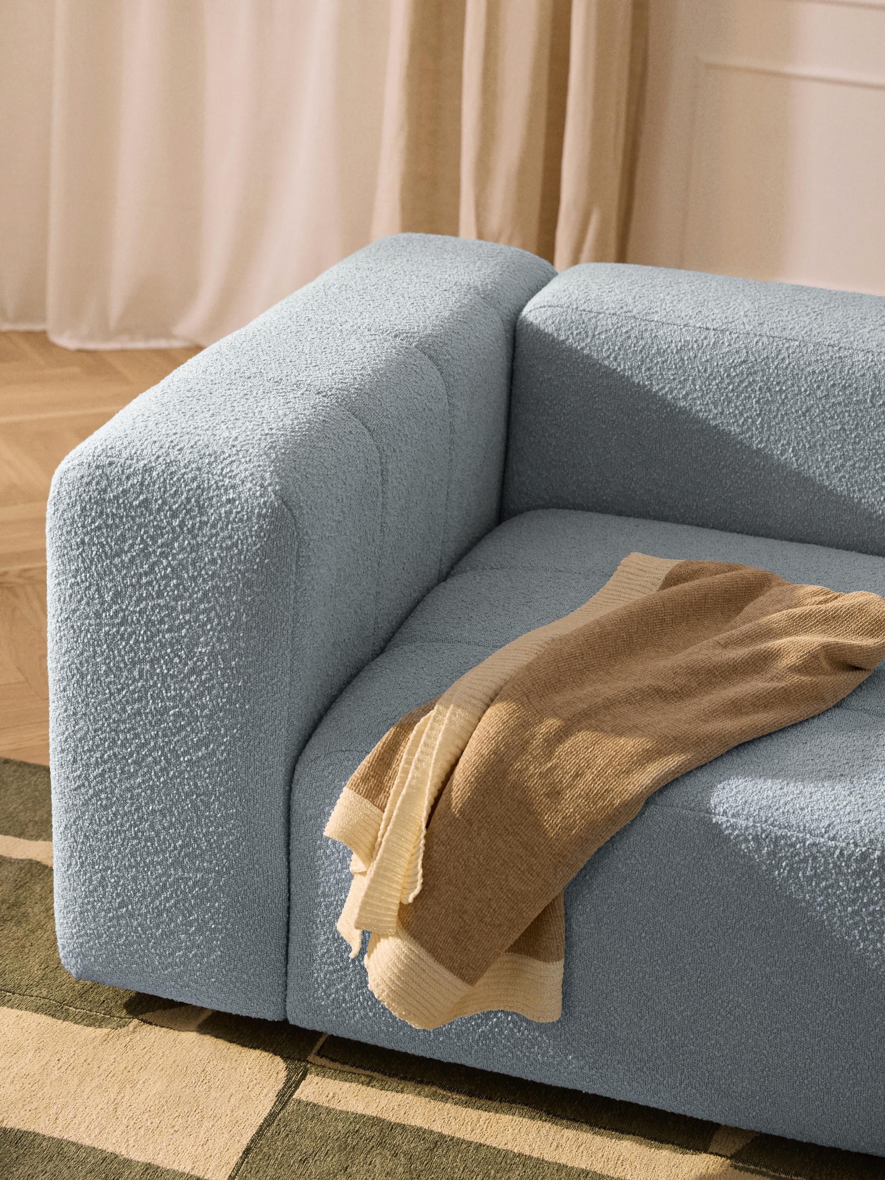 Modulaire bouclé bank Lena (4-zits)