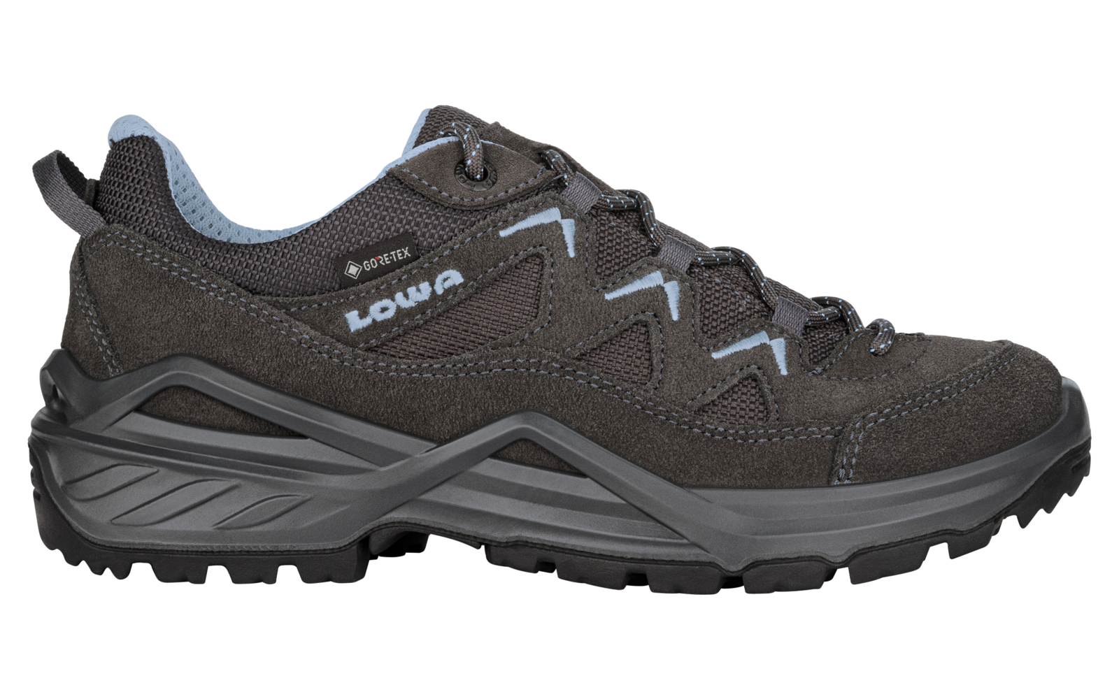 Lowa Sirkos Evo GTX Lo WS Damen Wanderschuhe graphit/eisblau