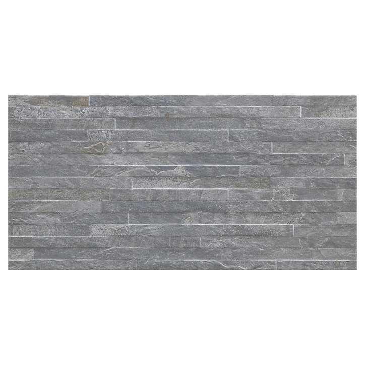Carrelage mural décoratif 30x60 cm anthracite