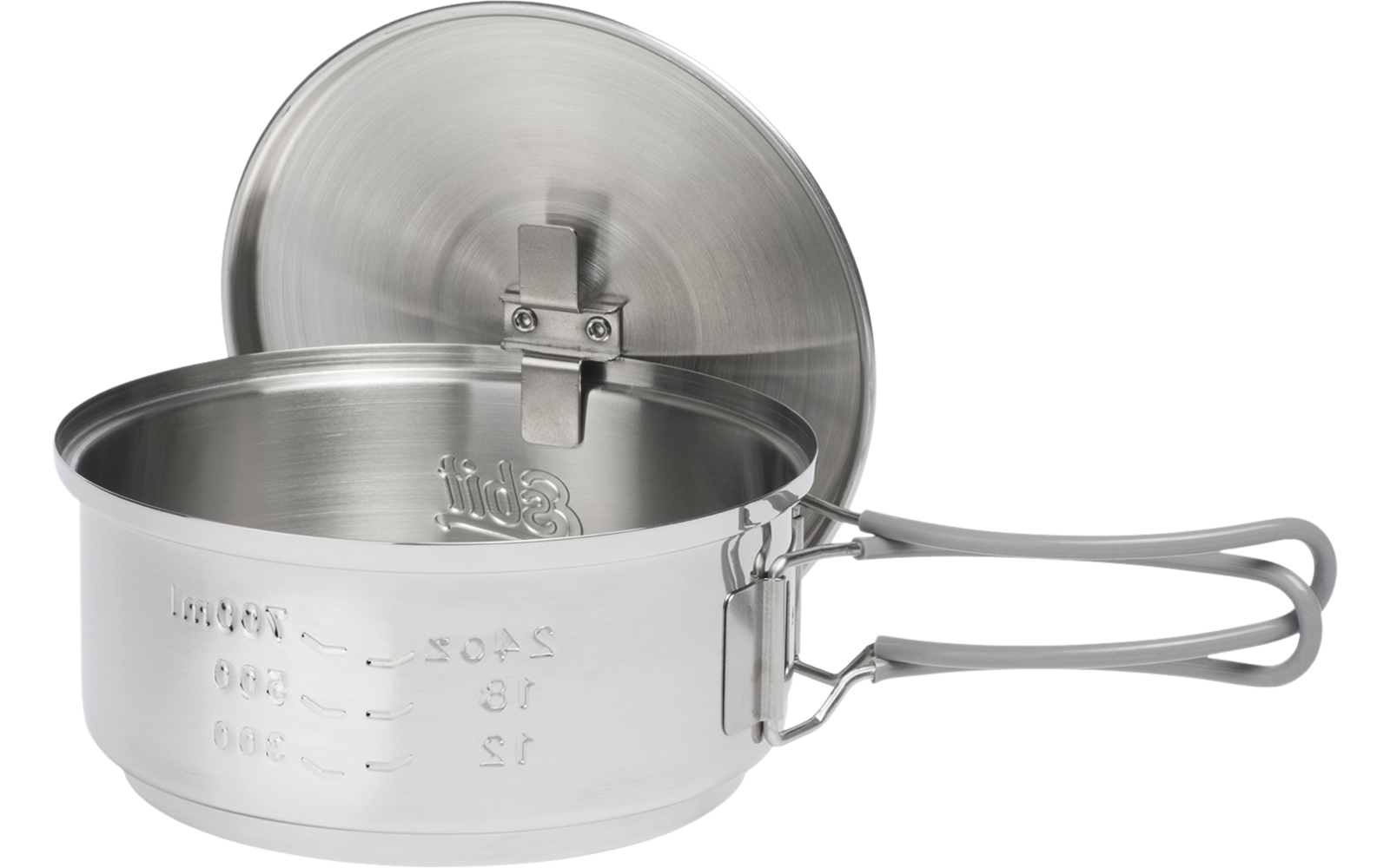 Esbit Trockenbrennstoff-Kochset, 1000 ml, Edelstahl