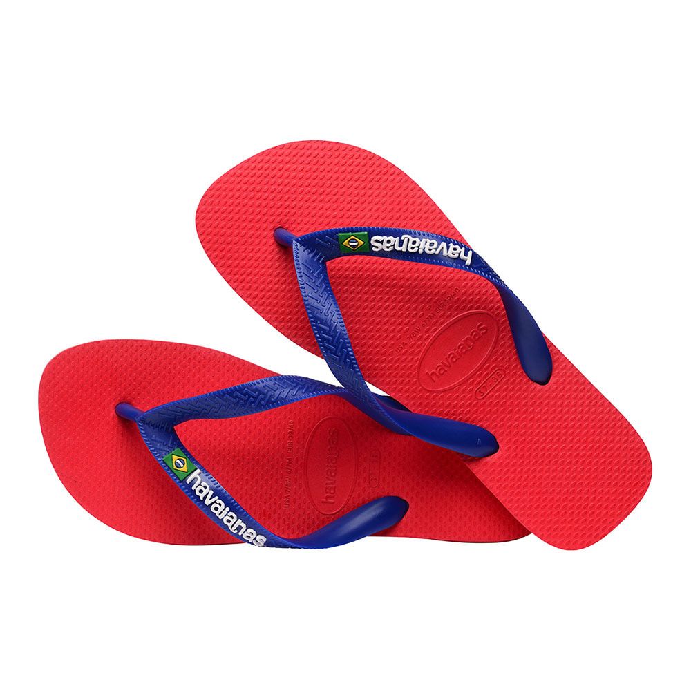 Havaianas BRASIL LOGO - Tongs ruby red/ruby red