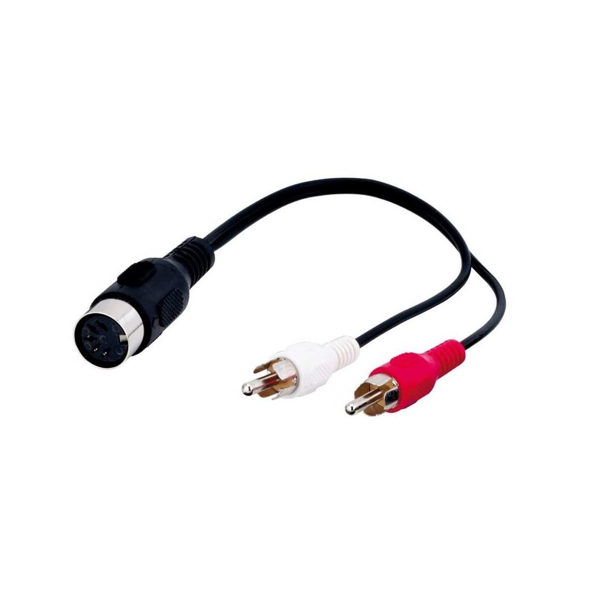 Goobay Lydkabel adapter  DIN hunn til stereo RCA hann