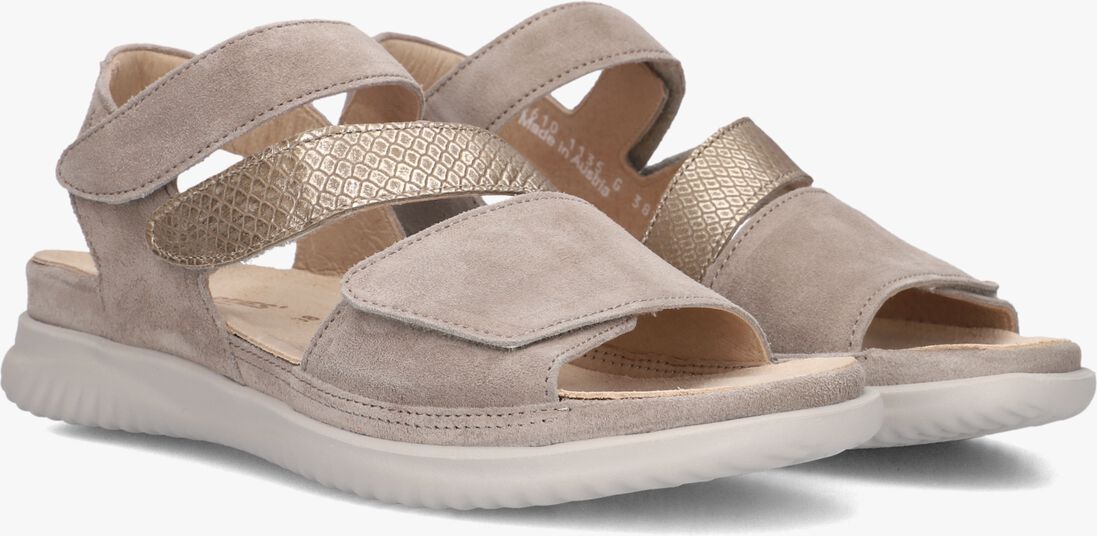 grijze hartjes platte sandalen breeze