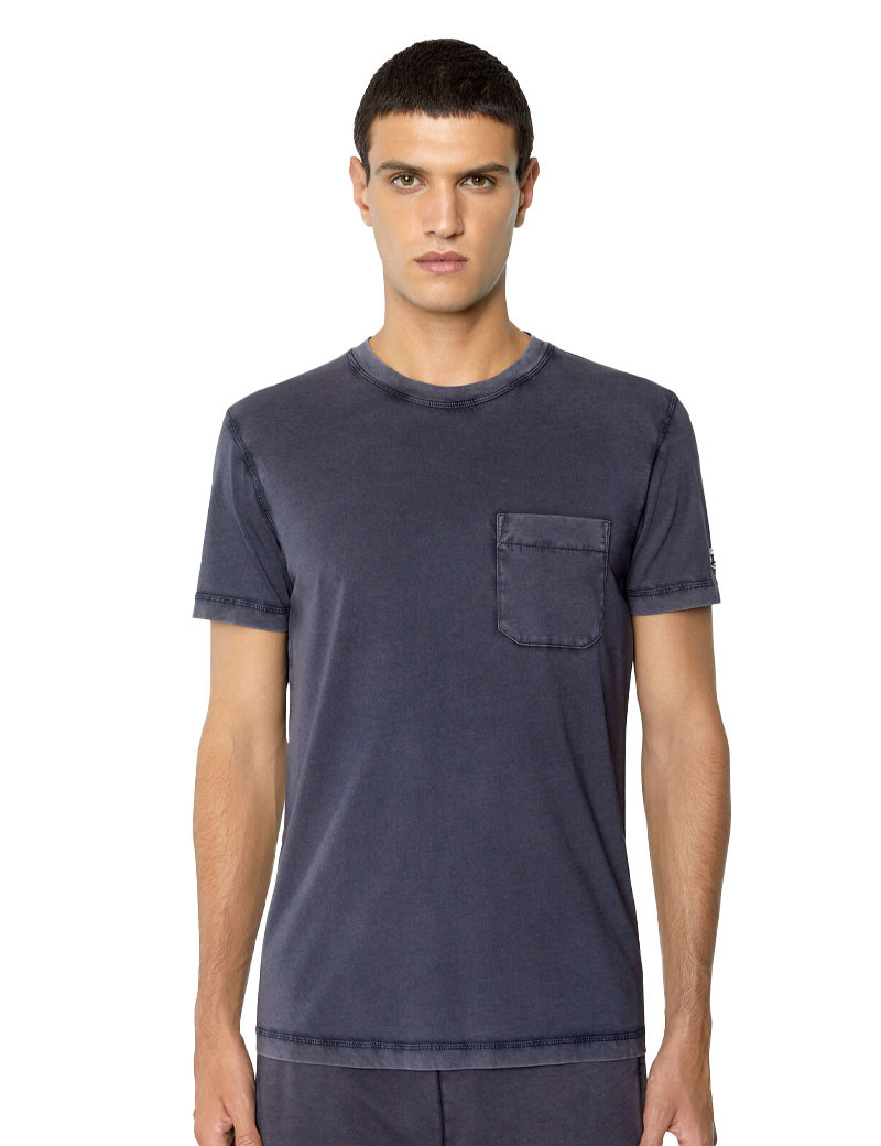 DIESEL T-SHIRT HOMME WORKY BLEU