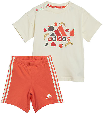 adidas Performance Shortss?t - I Fruit T - Hvid/R?d