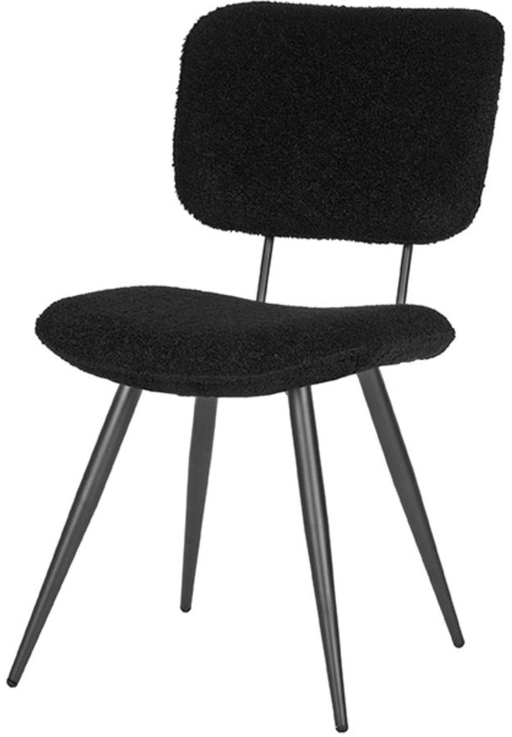 Eetkamerstoel Zwart IH-50.067 Ted B49 x D60 x H87 cm