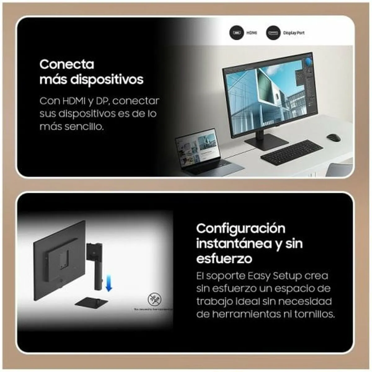 Samsung ViewFinity S70D - Noir