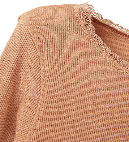 Name It Bluse - Rib - Noos - NmfKab - Caf? au Lait/Melange