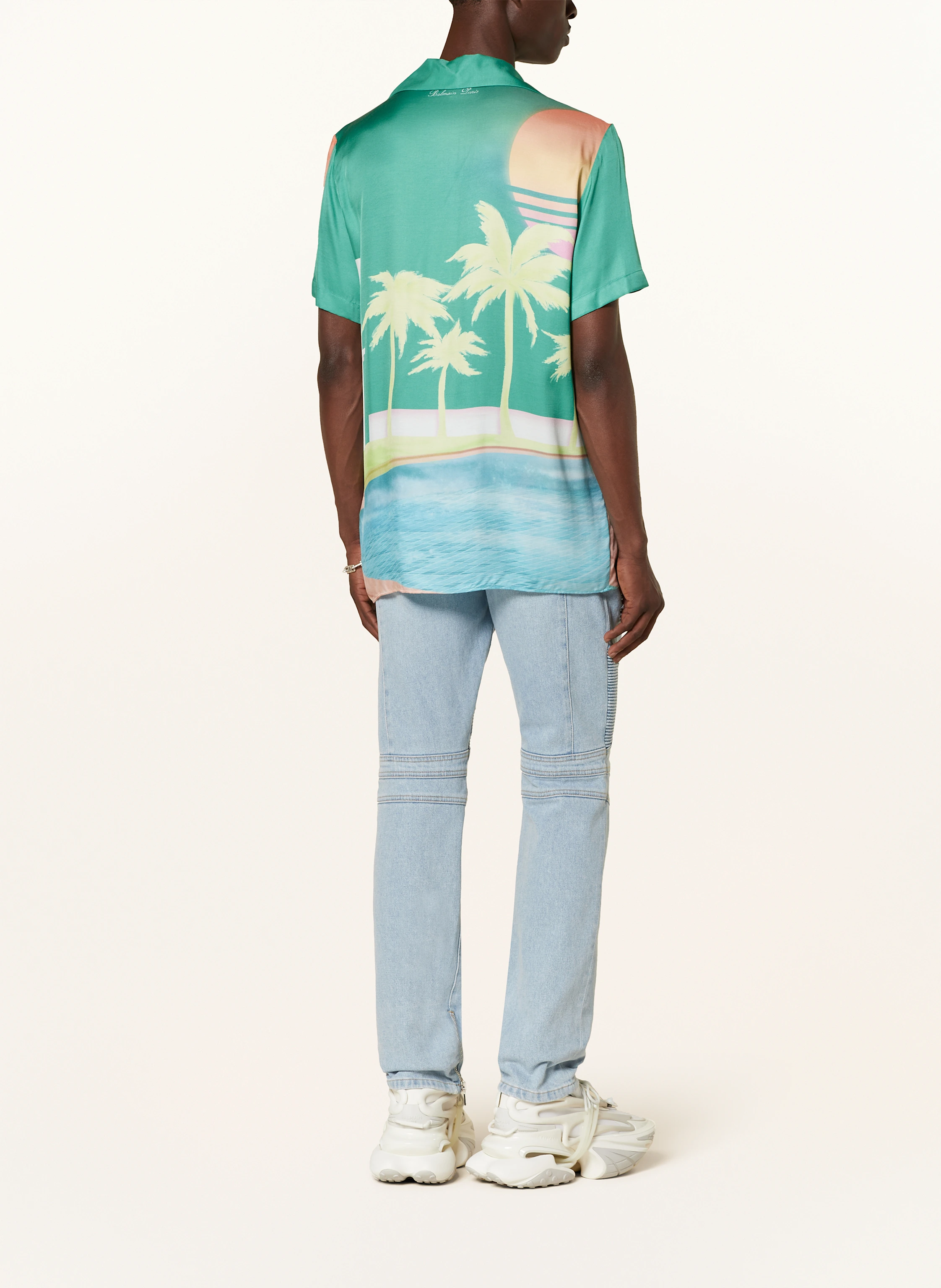BALMAIN Resorthemd Comfort Fit aus Satin