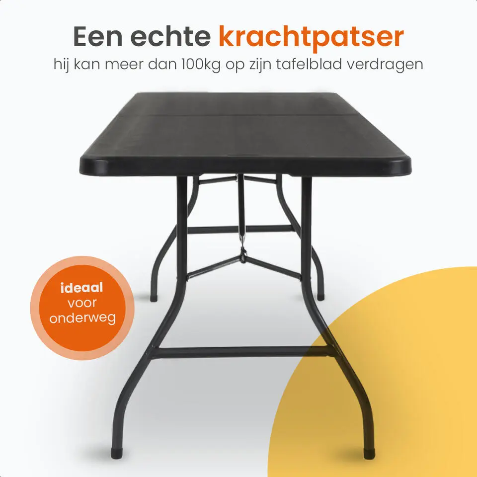 Goliving Inklapbare Tafel – Klaptafel – Campingtafel – Vouwtafel Buiten