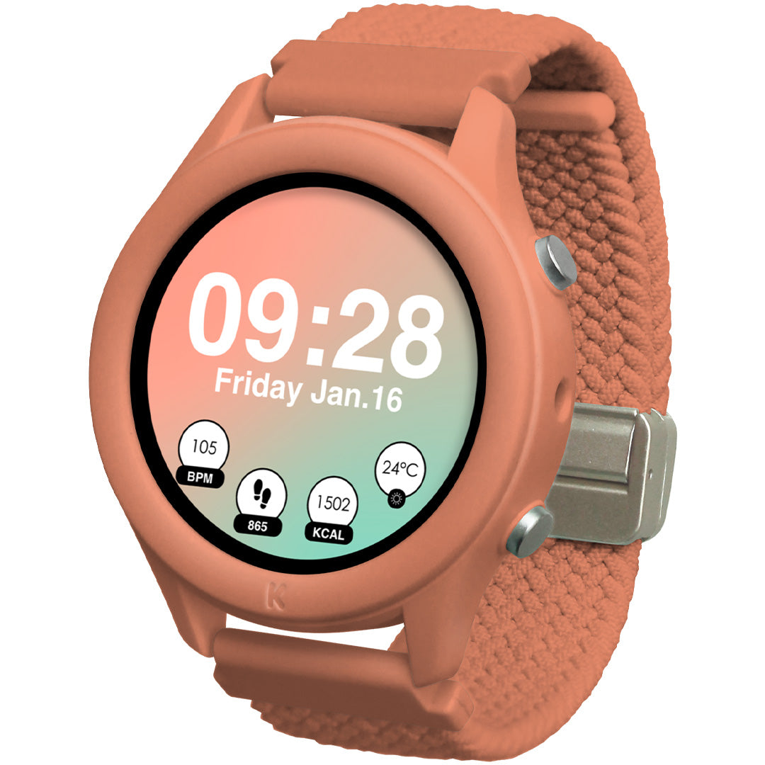 kidywolf k-watch interactief horloge - koraal