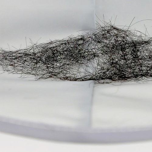 (Ø60cm) Haar Schneideumhang Coiffeur Friseur Schirm für Erwachsene und Kinder - Silber