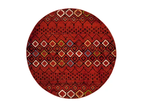Tapis Terracotta & Multi 91 X 91 cm - Cullen