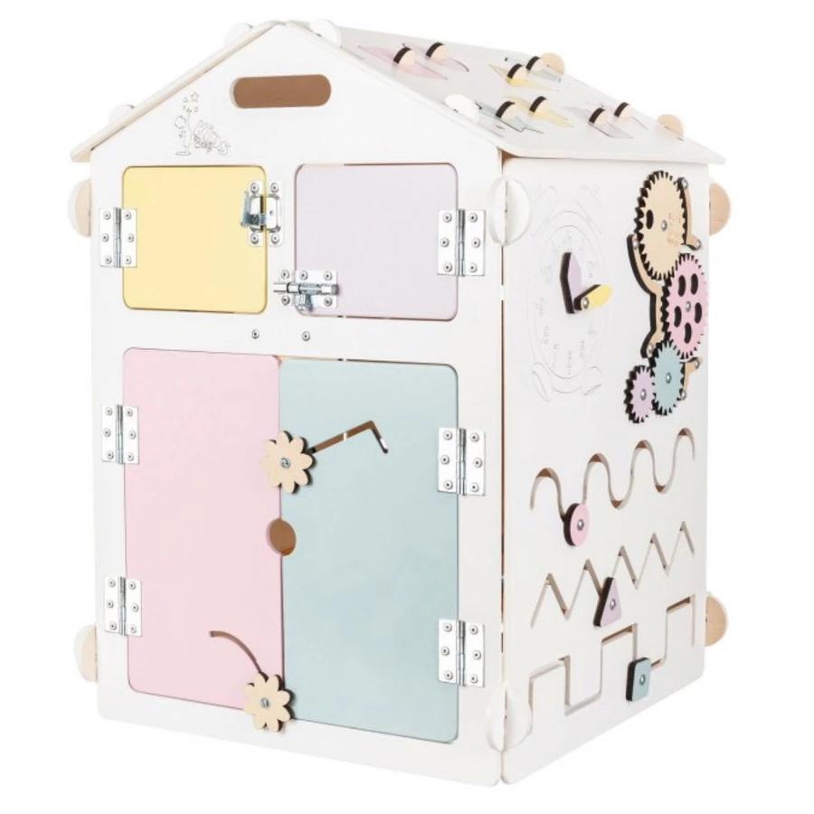 Montessori® BusyKids House - Pastell Weiss Montessori® by Busy Kids mehrfarbig