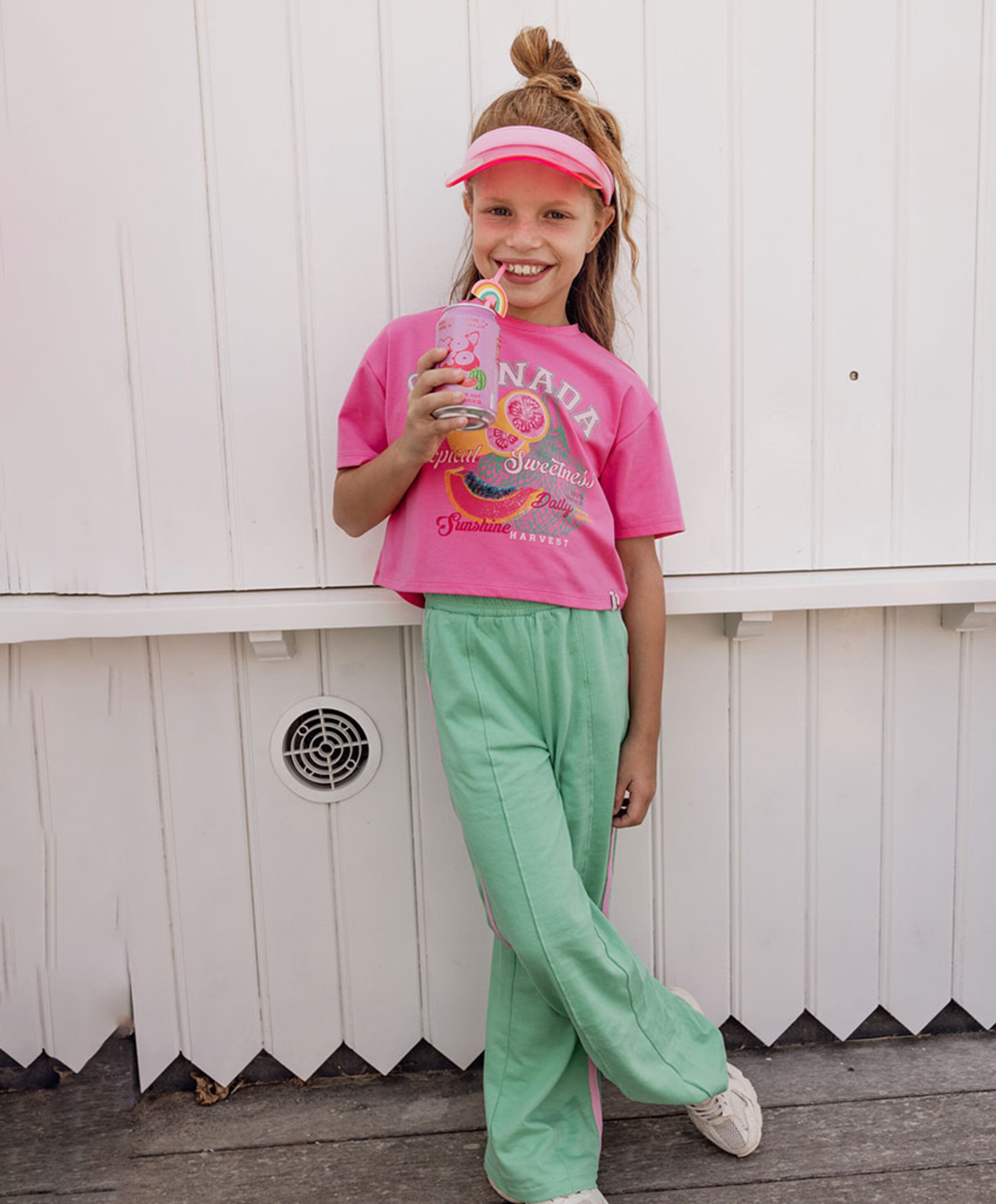 Looxs Little Meisjes T-shirt roze