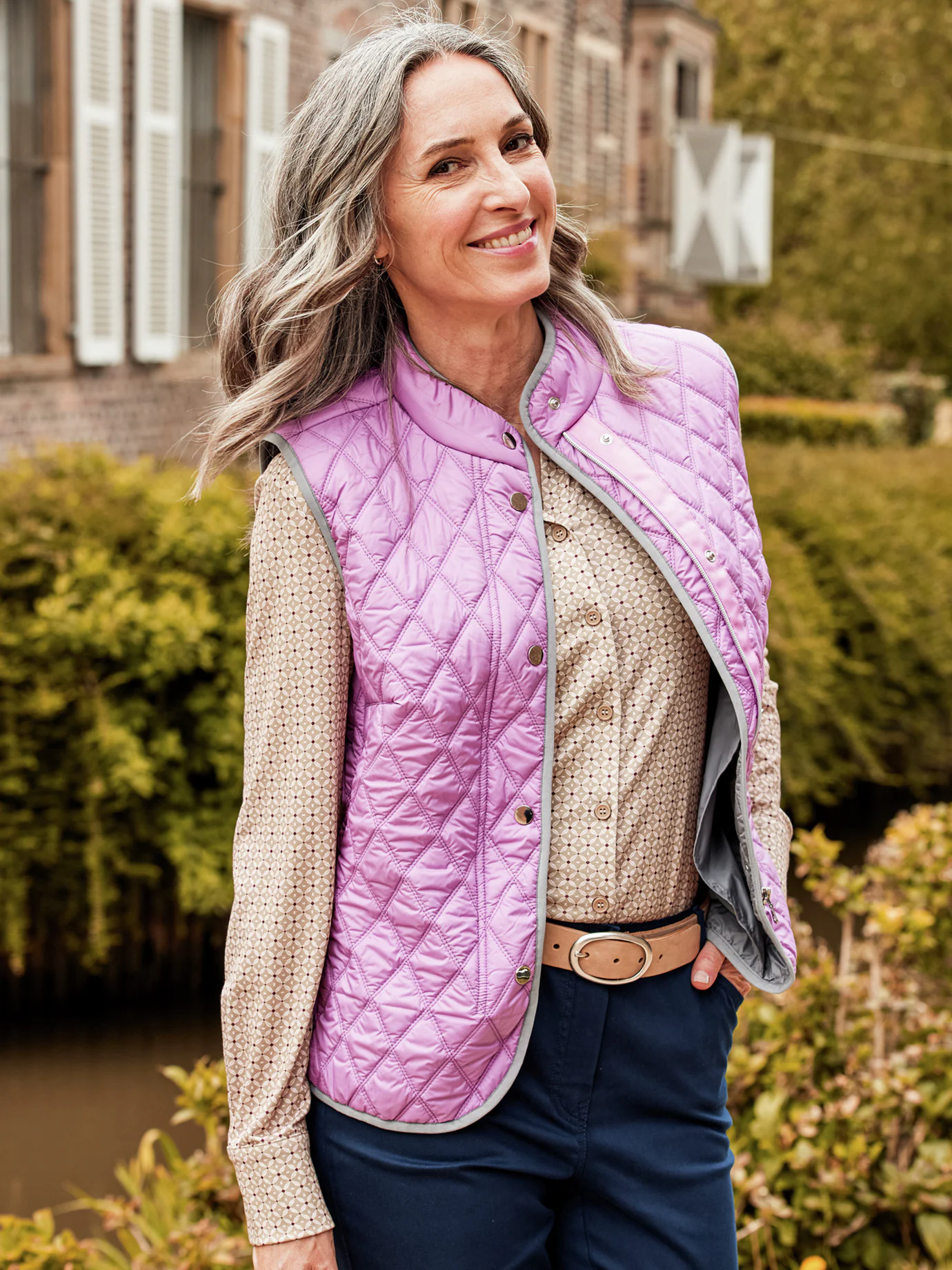 Jersey-Bluse Pflegeleicht