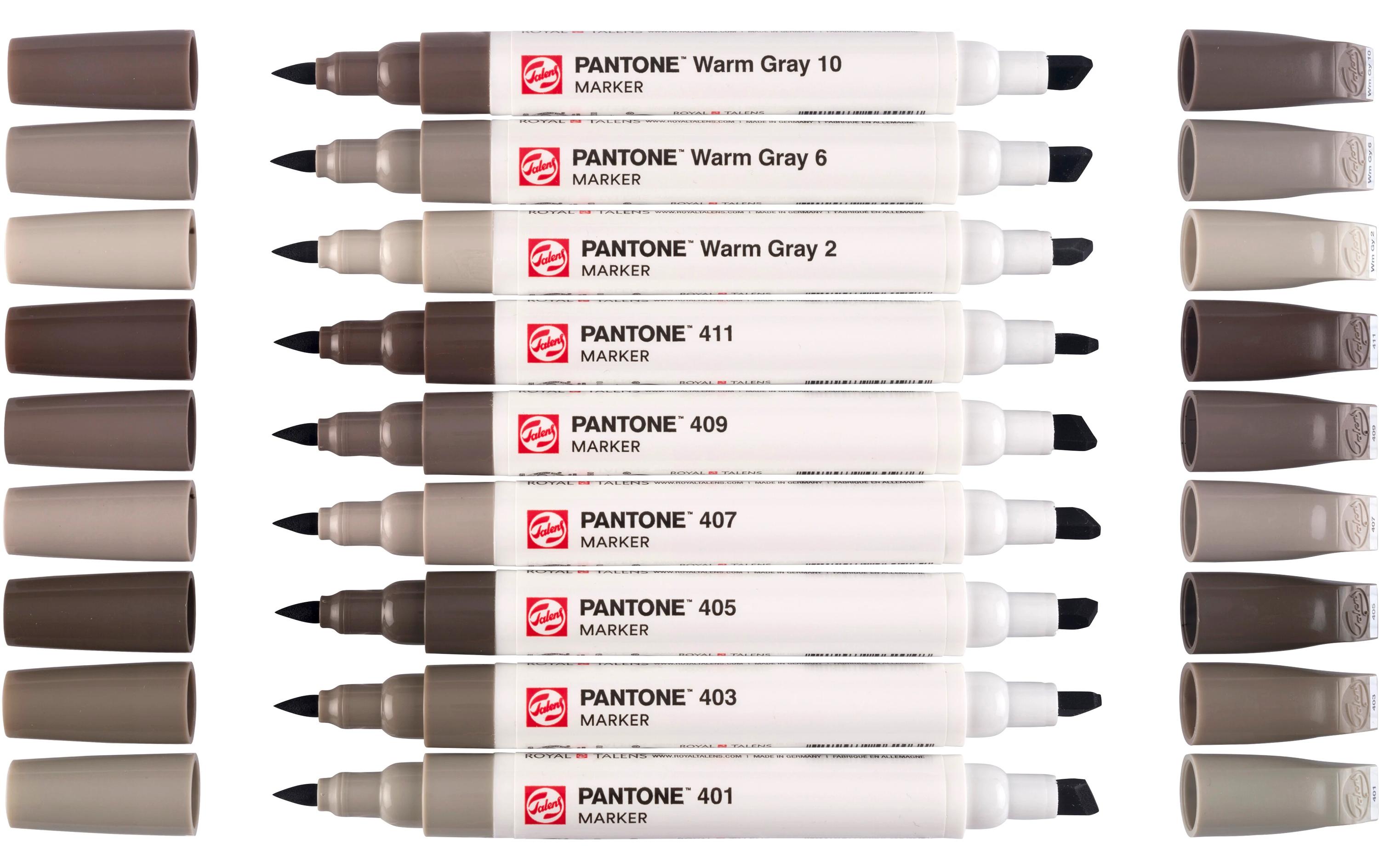 Pantone Marker Set 9x GrauWasserbasierte Marker