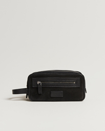 Anderson's Suede Washbag Black