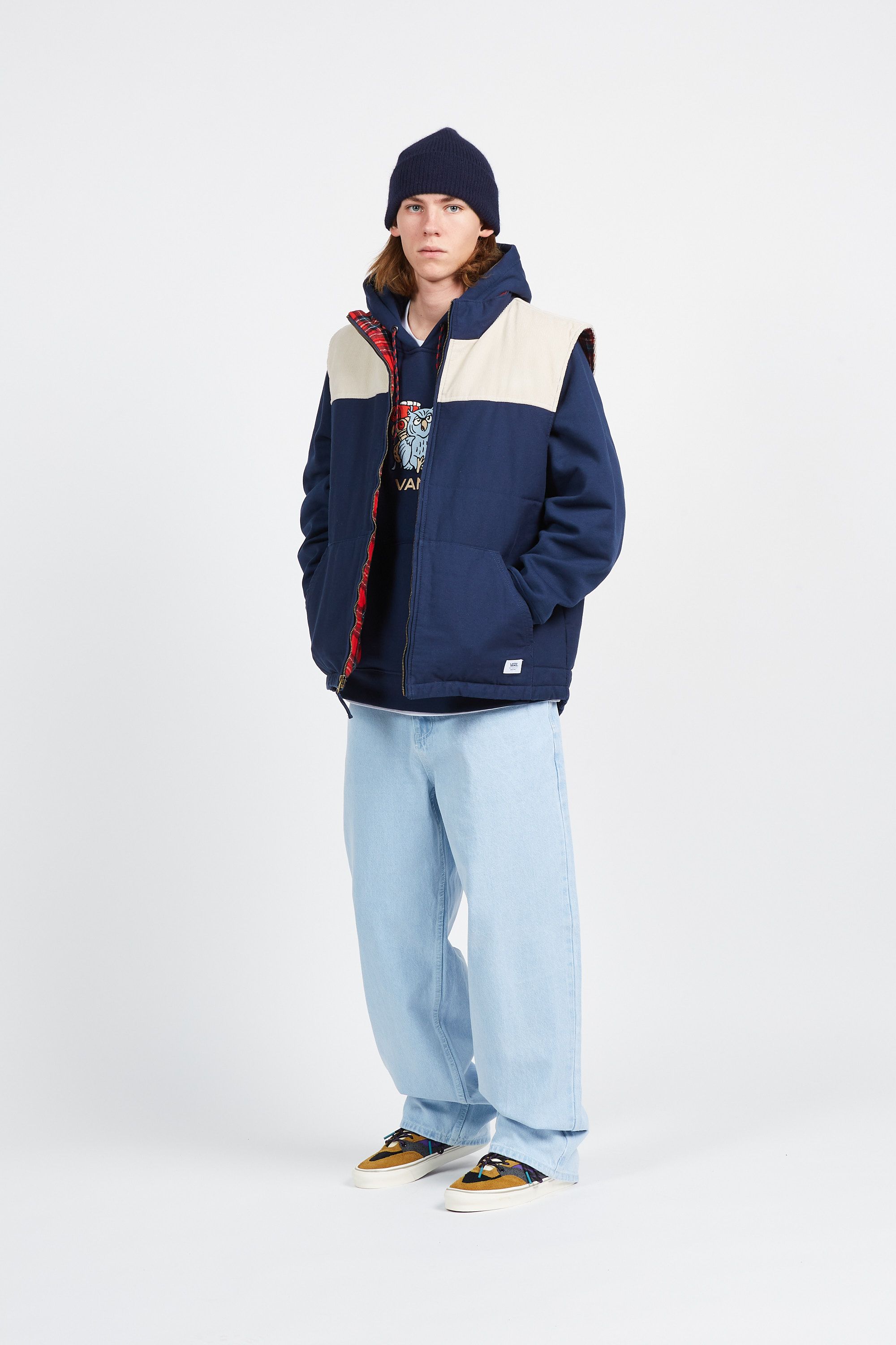 VANS veste sans manches ANAHEIM Bleu