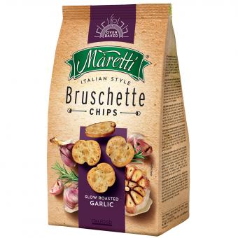 Maretti Bruschette Chips Slow Roasted Garlic 150g MHD:14.7.25