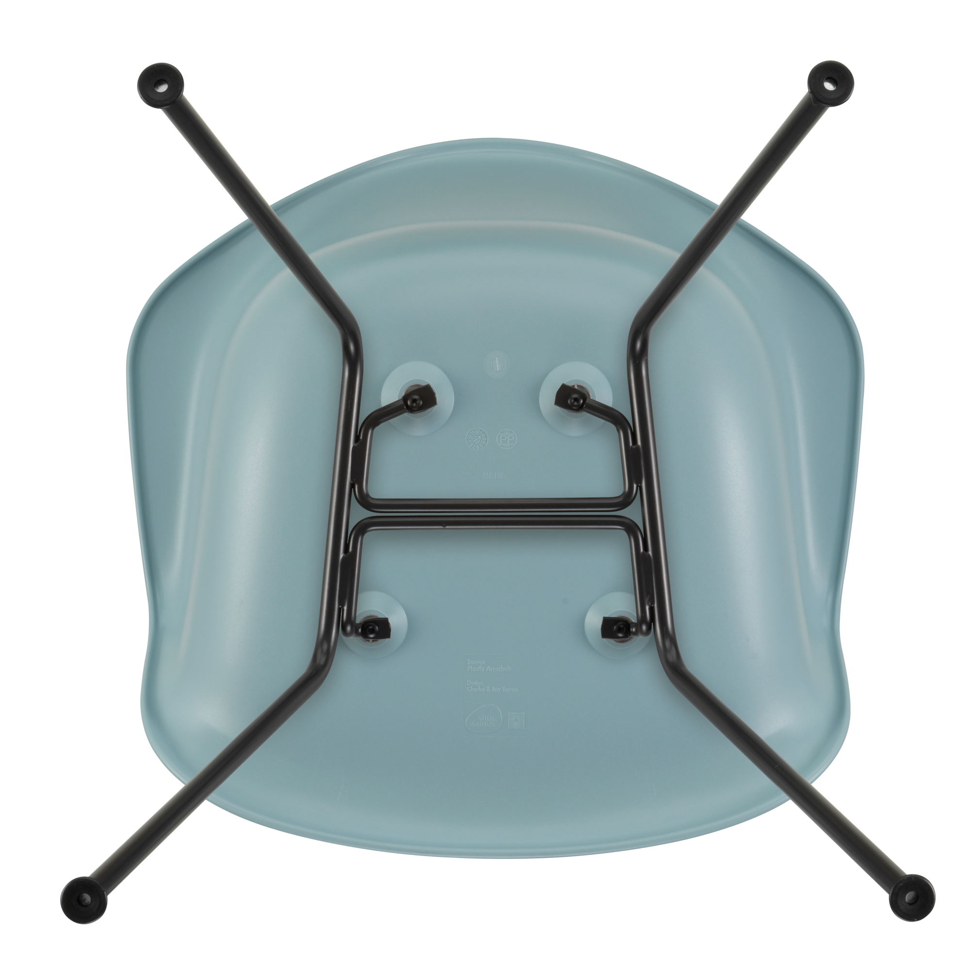 Eetkamerstoel DAX RE zwart Ice Grey
