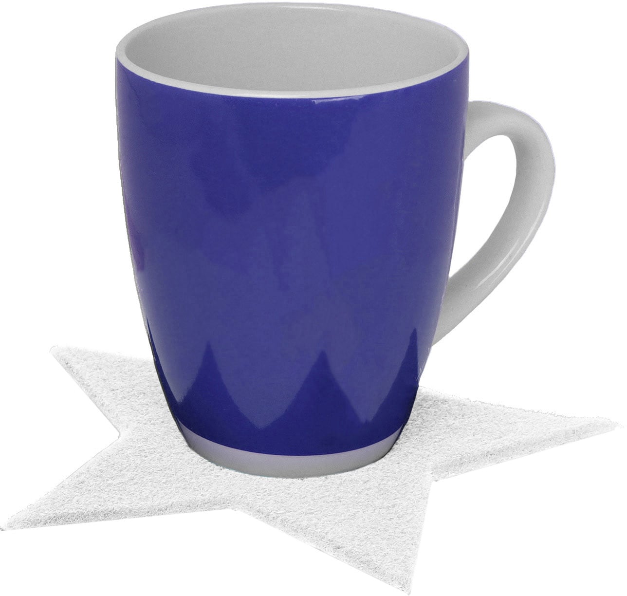 Primaflor-Ideen in Textil Platzset »Stern, Weihnachtsdeko« ideal als Untersetzer oder Tischdeko, Grösse 16,5 cm