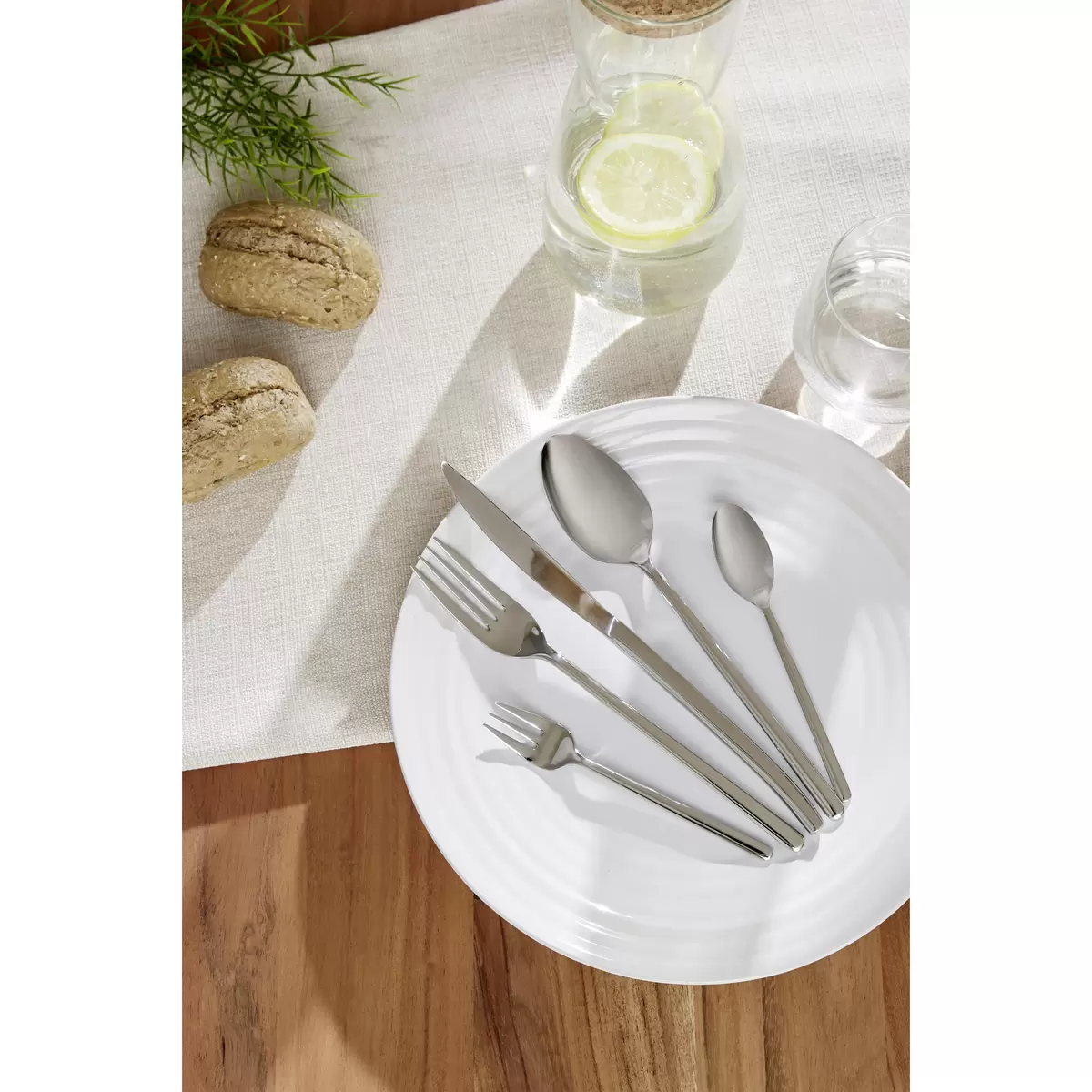 Besteckset 30tlg. Greta James Wood Silber