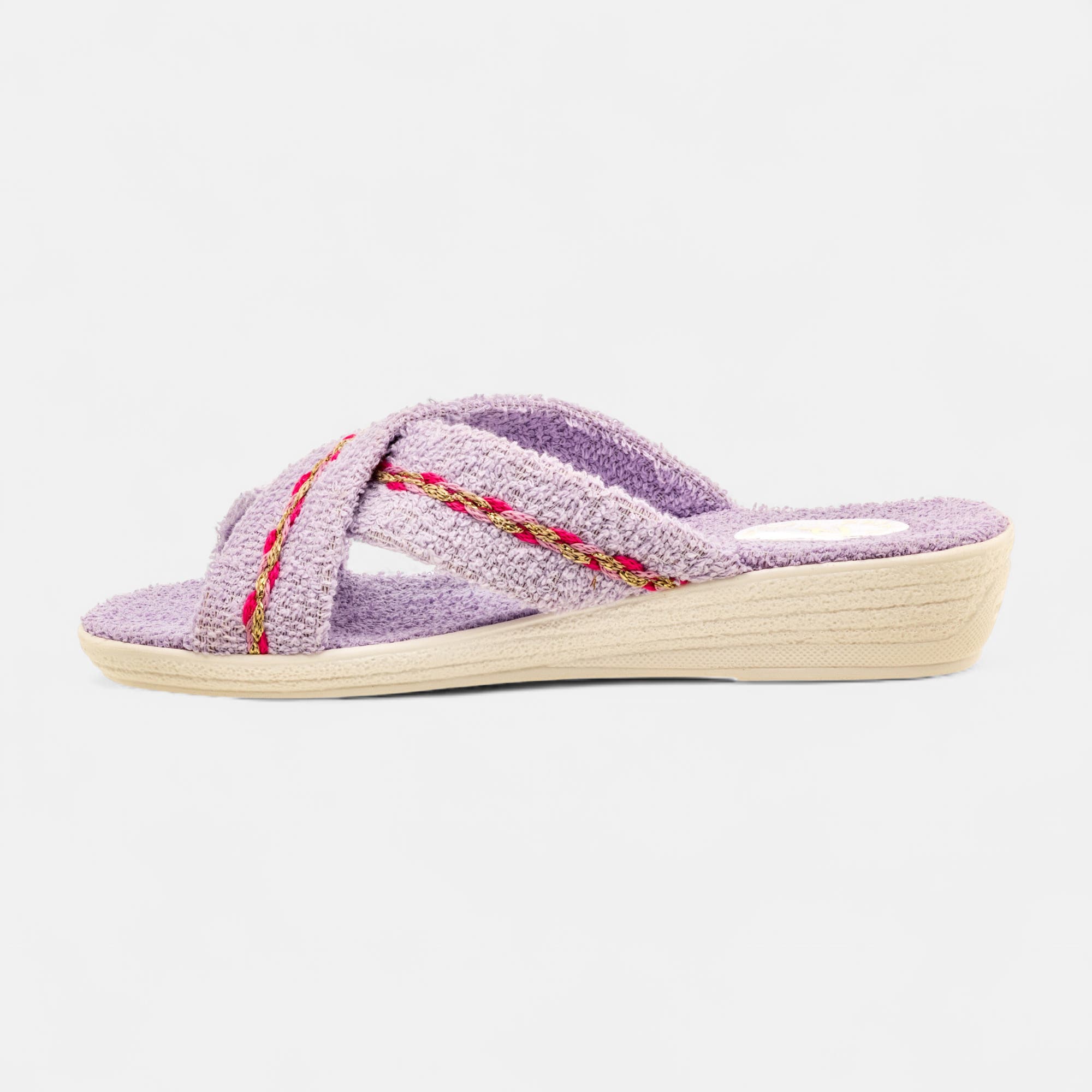 Pantoufles mules Femme violet