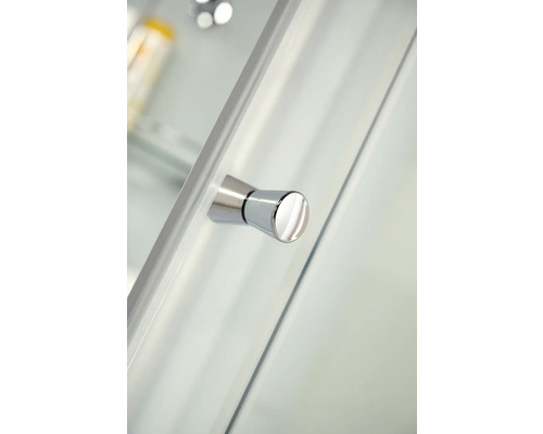 SCHULTE Ibiza complete douche-unit, linksdraaiend, 80 x 120 x 204 cm, aluminiumkleur