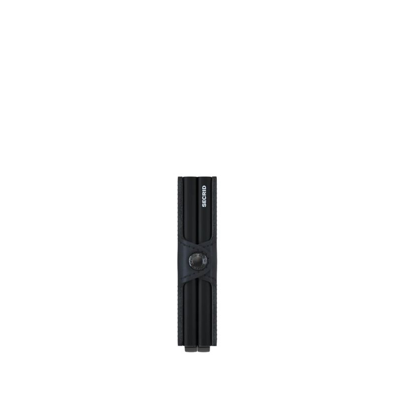 Porte-cartes Twinwallet Vintage anti-RFID 10.2 cm Black