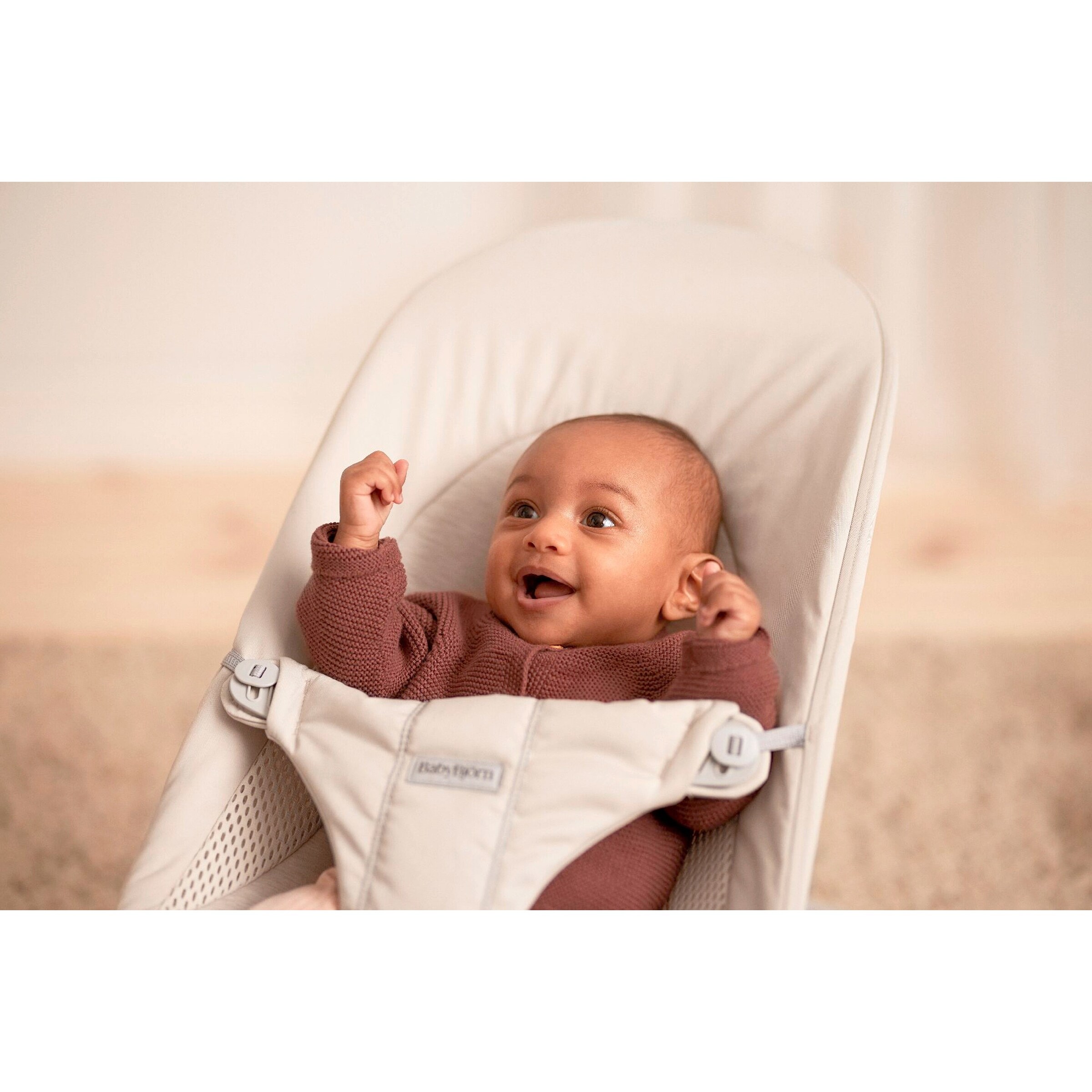 BabyBjörn Babywippe Balance Soft Tri-Fabric beige