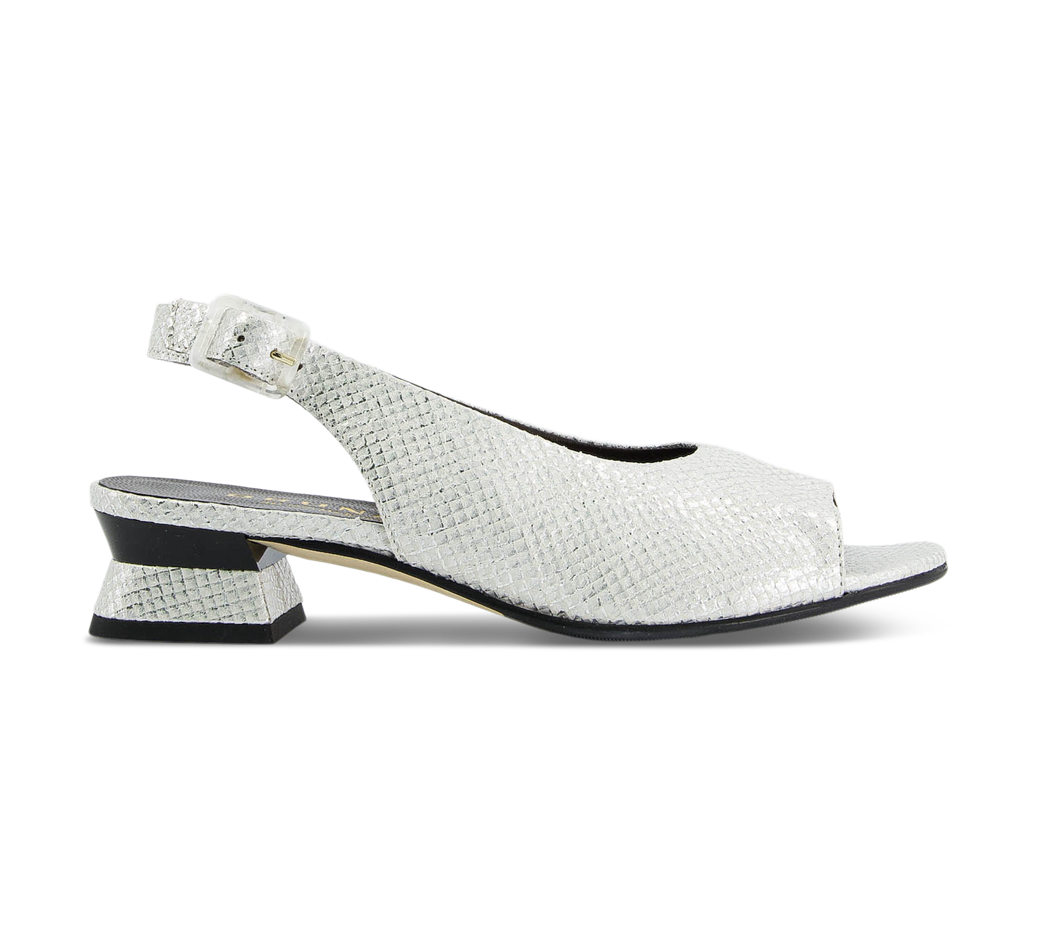 Brunate Riemchensandalen