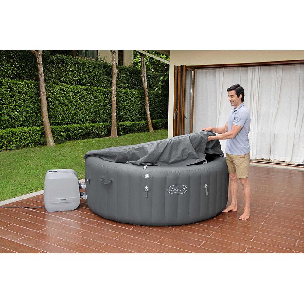 Spa gonflable rond LED Lay-Z-Spa Santorini Hydrojet pro™ Bestway 5/7pers