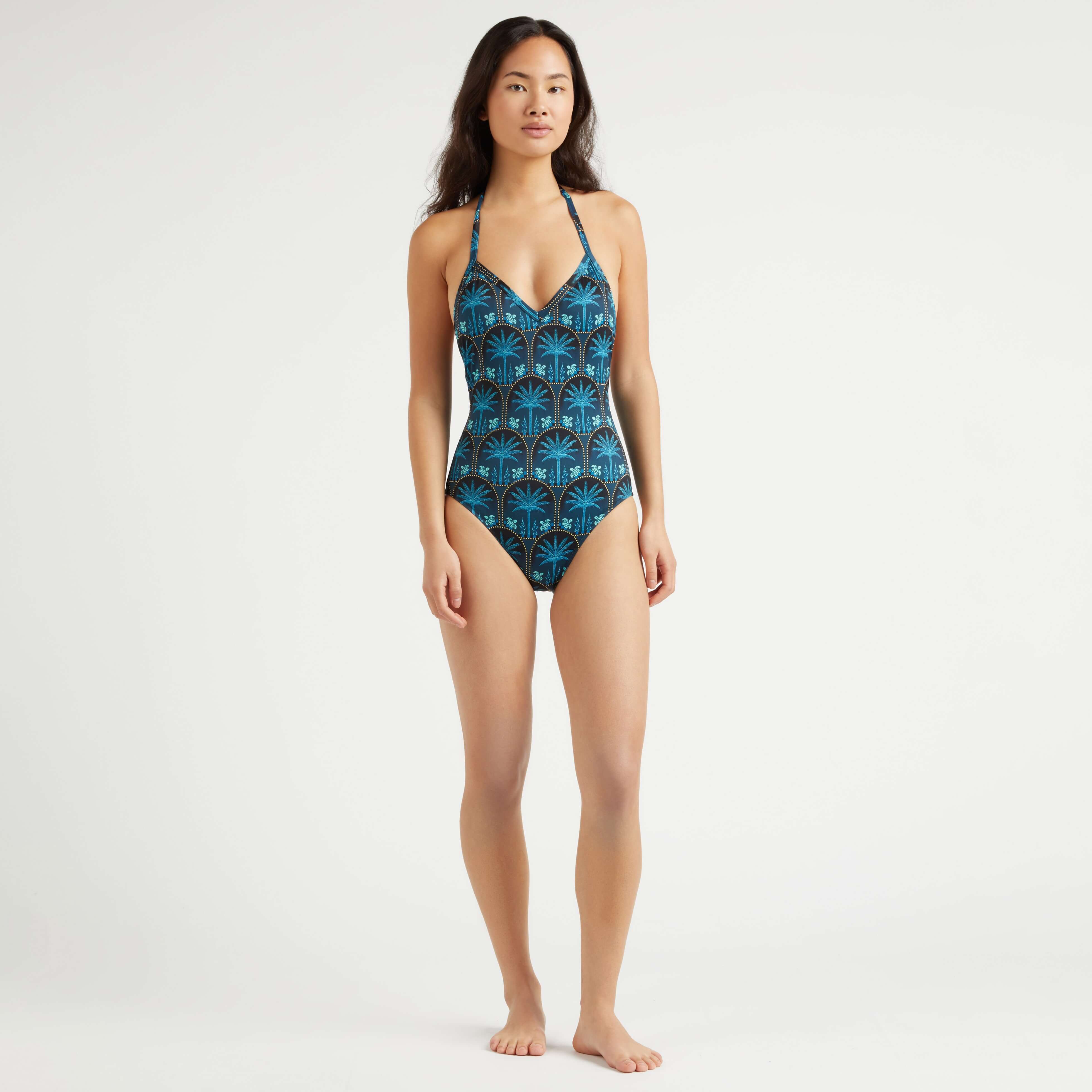 Maillot de bain une pièce Femme Vilebrequin x Abu Dhabi | Site Vilebrequin | LAVZF703