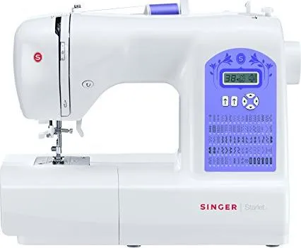 Singer Starlet 6680 - Symaskine - 80 søm - 6 et-trins knaphuller - LCD display
