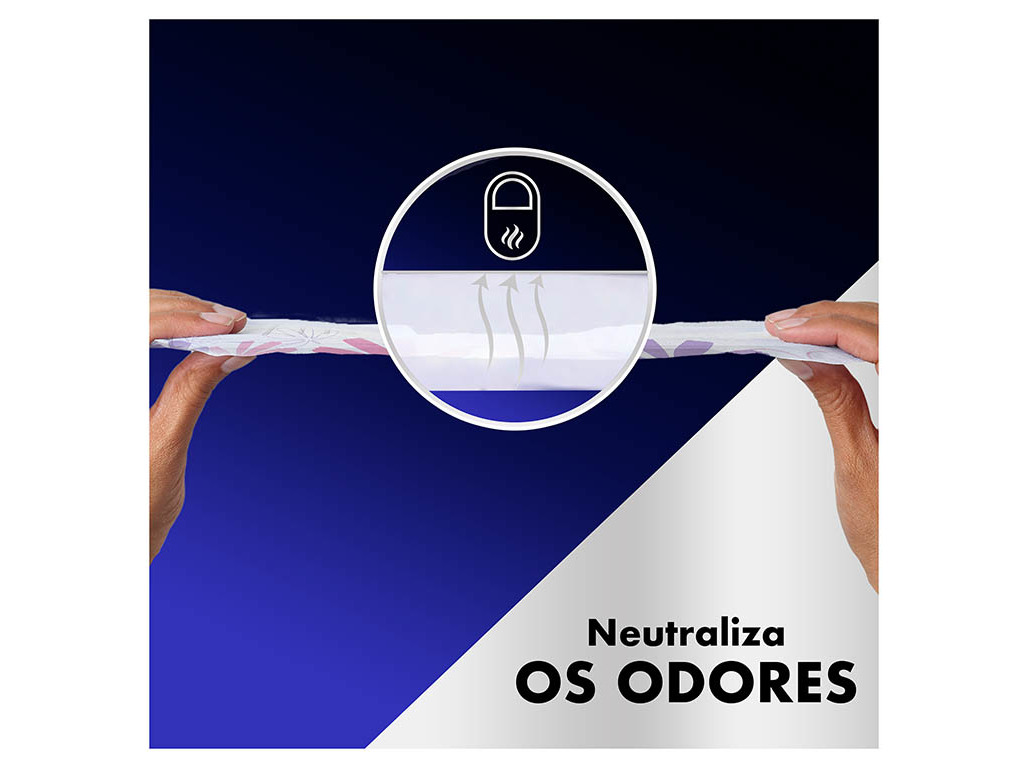 PENSOS HIGIÉNICOS LIBERTY NOITE COM ABAS EVAX 9 UN