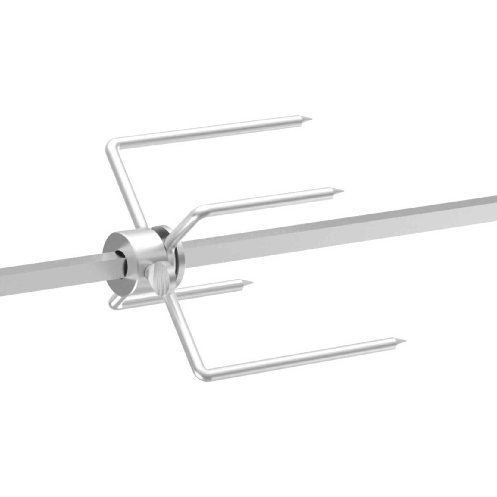 Tepro 8590 Universal Grillspieß-Set, Batteriebetrieb