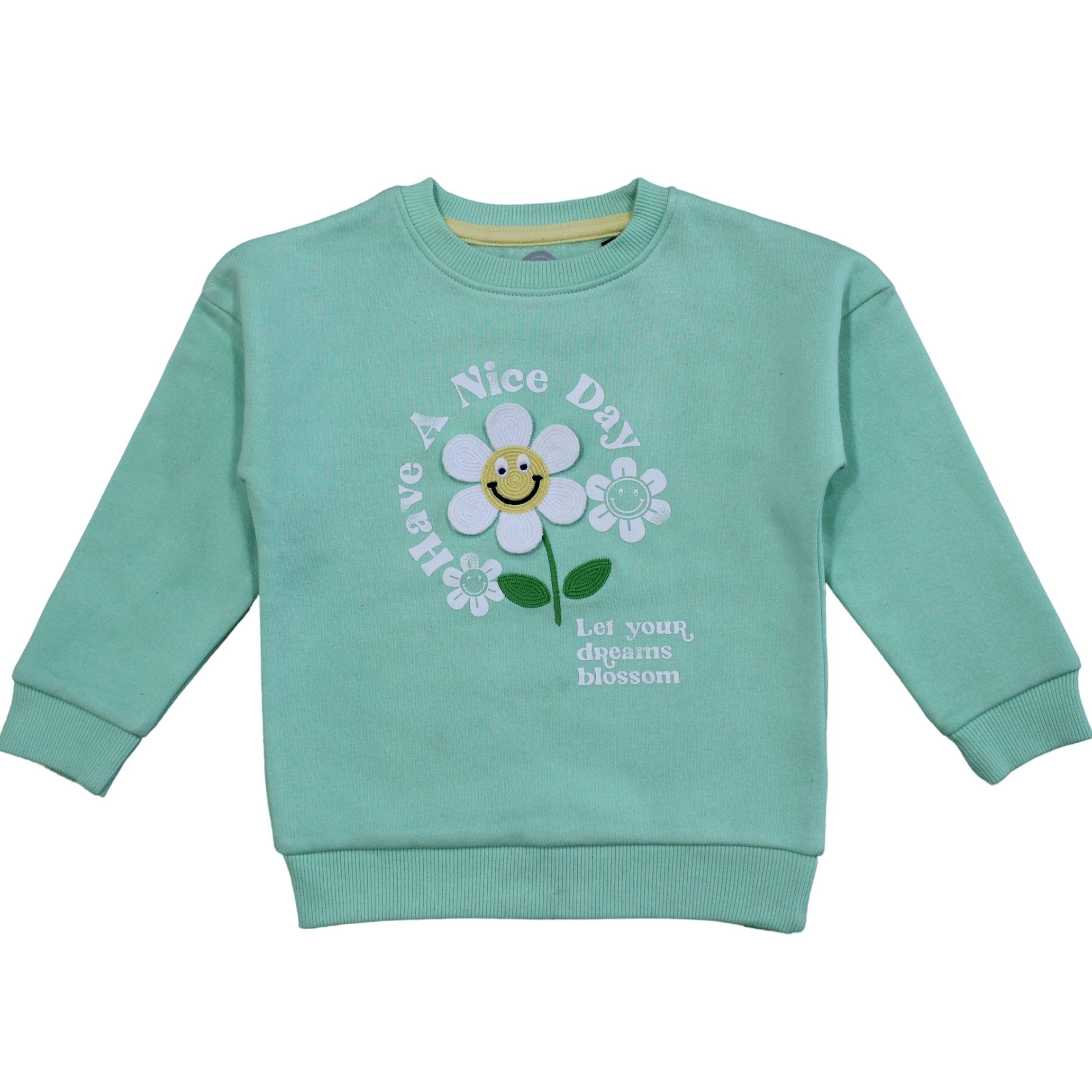 Hello World Girls Sweatshirt And Leggings Set
