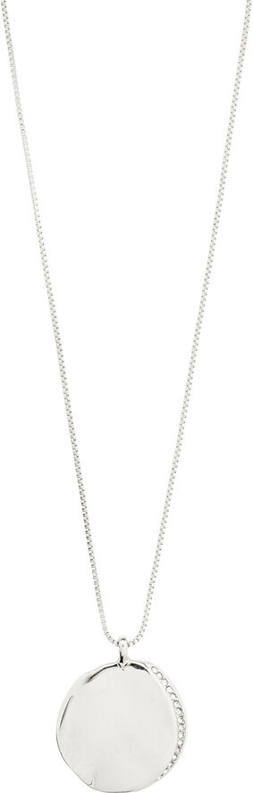 Pilgrim TRUE recycled coin necklace silver-plated Sølv