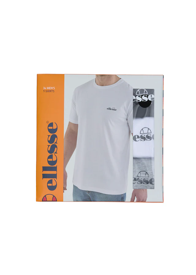 Ellesse T-Shirt »AZZINI TEE (3 PACK)« Packung, 3 tlg.