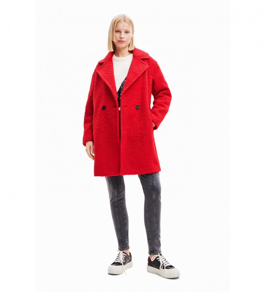 Casaco vermelho Desigual London