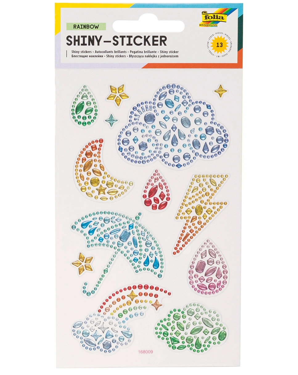 Shiny-Sticker WETTER 13-teilig in bunt