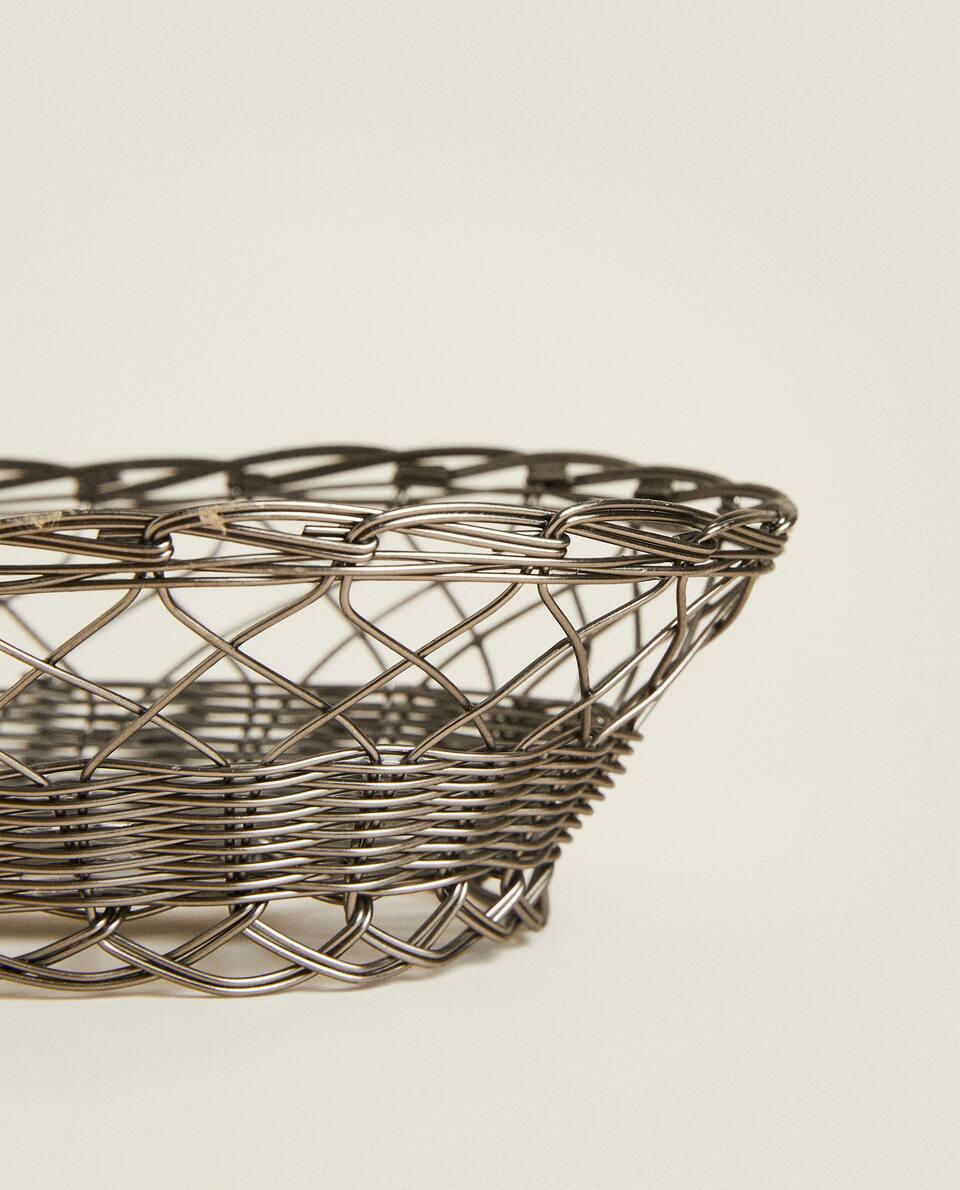 CESTO OVAL DE METAL