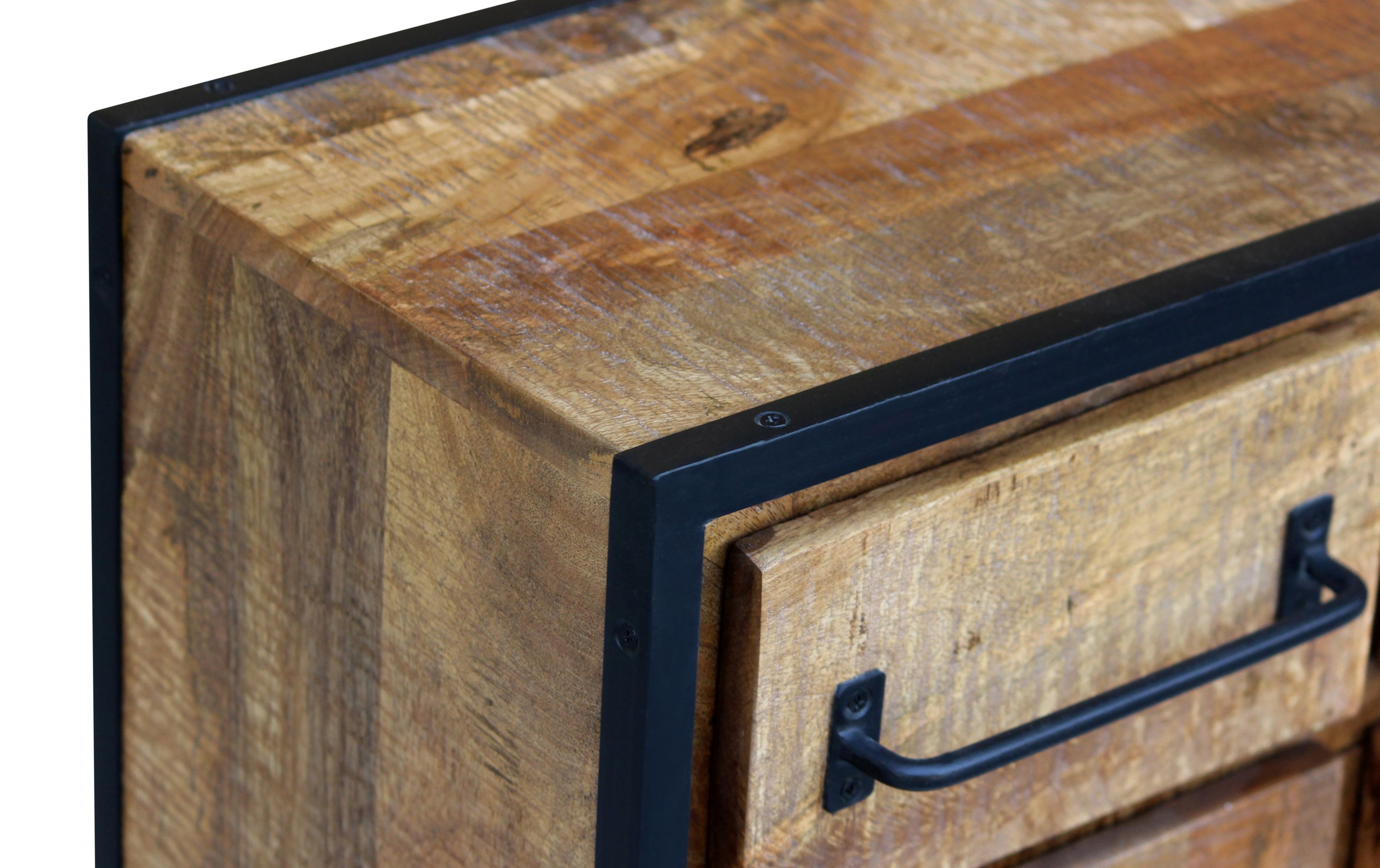 Kommode Holz Vintage BASTIAN 65 x 70 cm