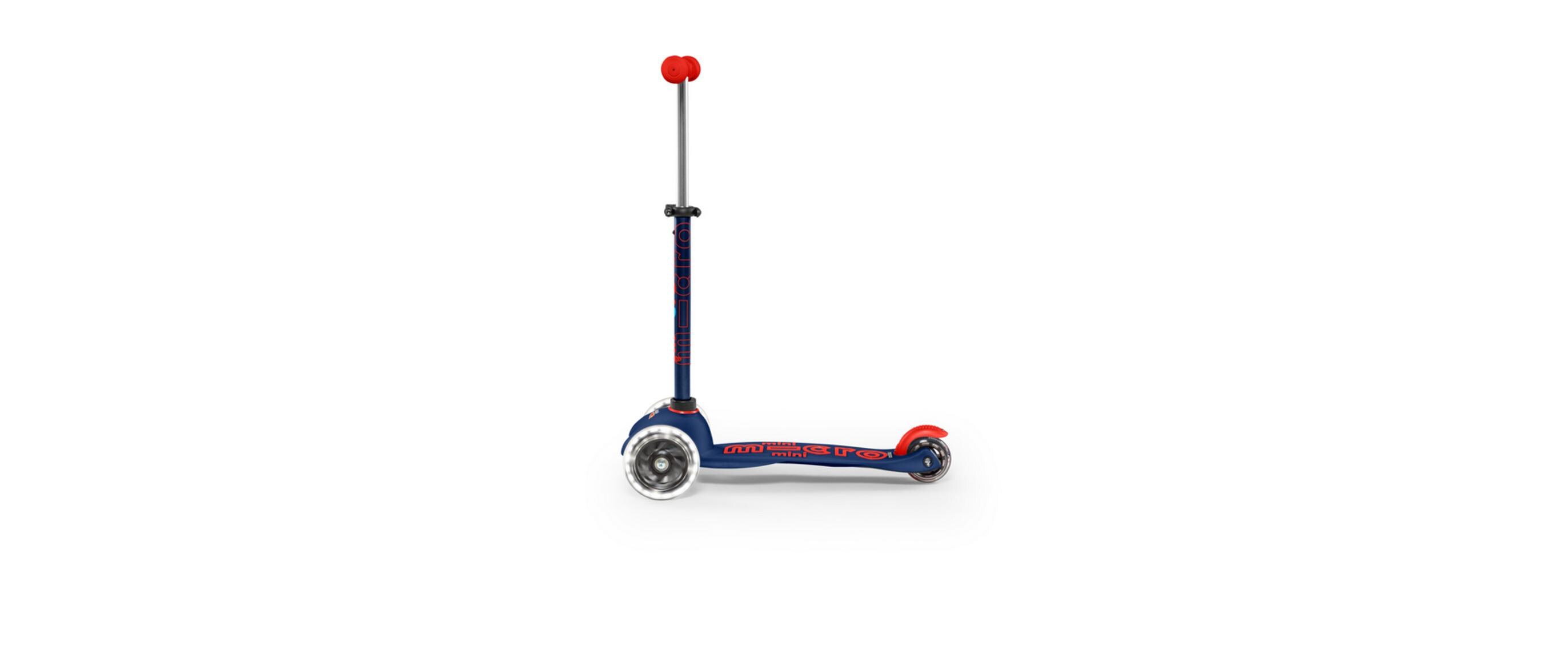 Kickboard Mini Micro Deluxe Navy Blue (LED)Kickboard