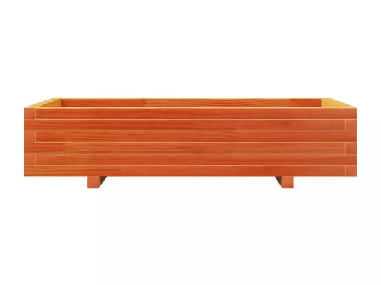 Jardinière bac lit surélevé bois marron 110 x 60 x 45438 cm 02_0038439