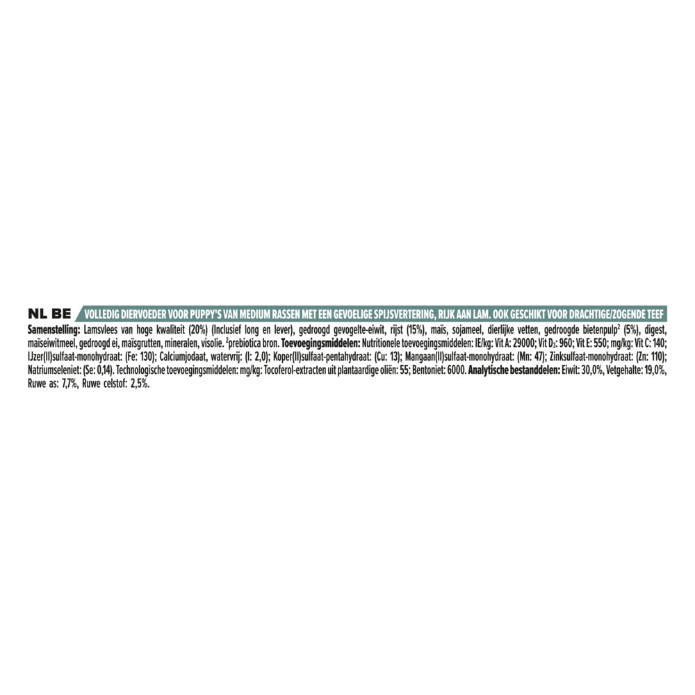Pro Plan Puppy Medium Sensitive Digestion Lam3 kg