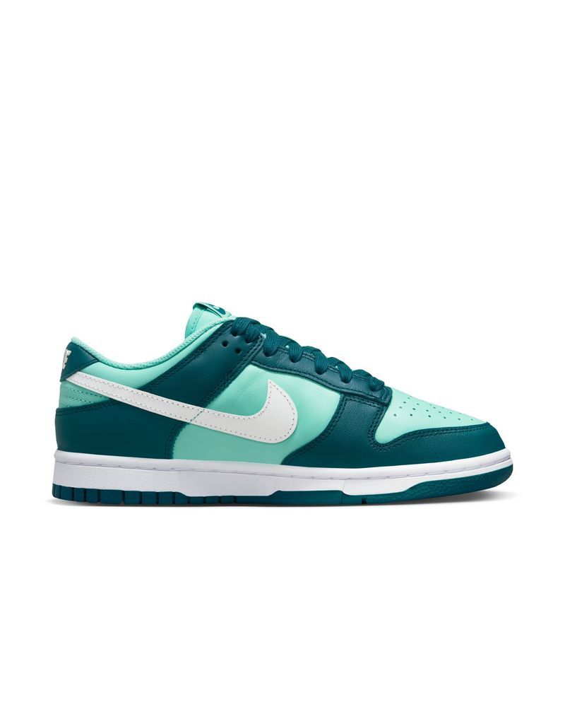 Chaussures Nike Dunk Low Vert & Bleu pour femme