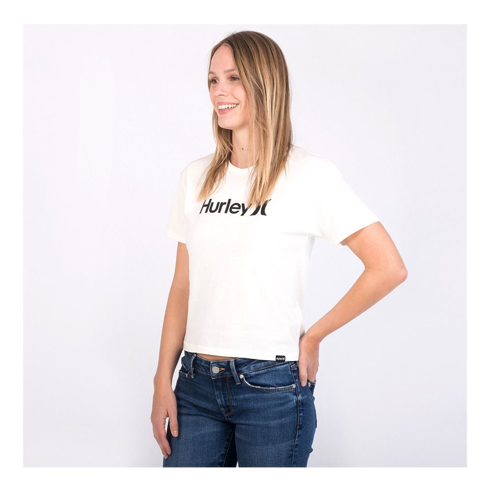 Hurley OCEANCARE O&O - Tee-shirt Femme marshmallow